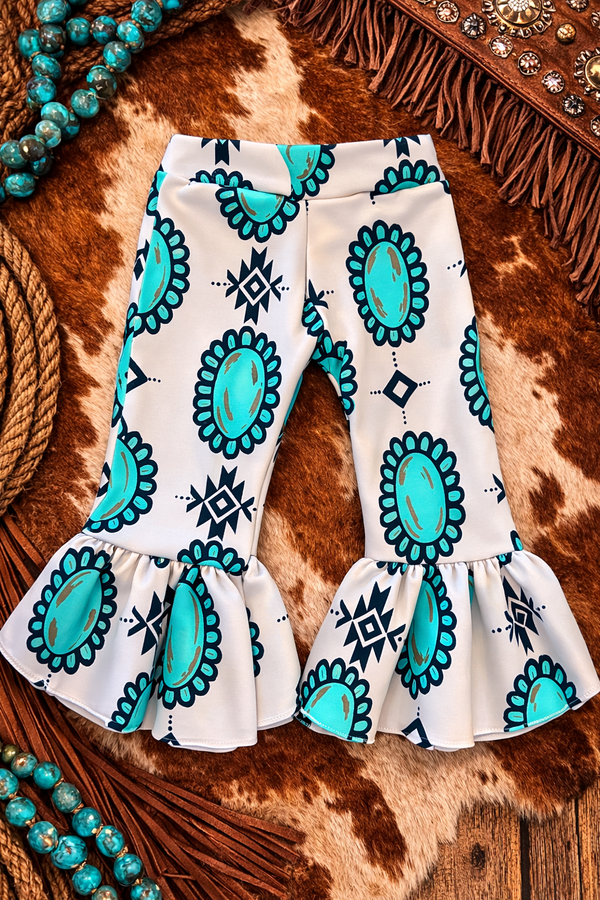 Turquoise Baby Bell  2 piece outfit