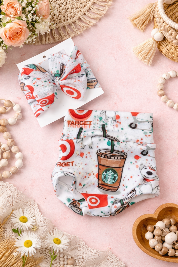 Starbies and Target 2 piece bloomer set