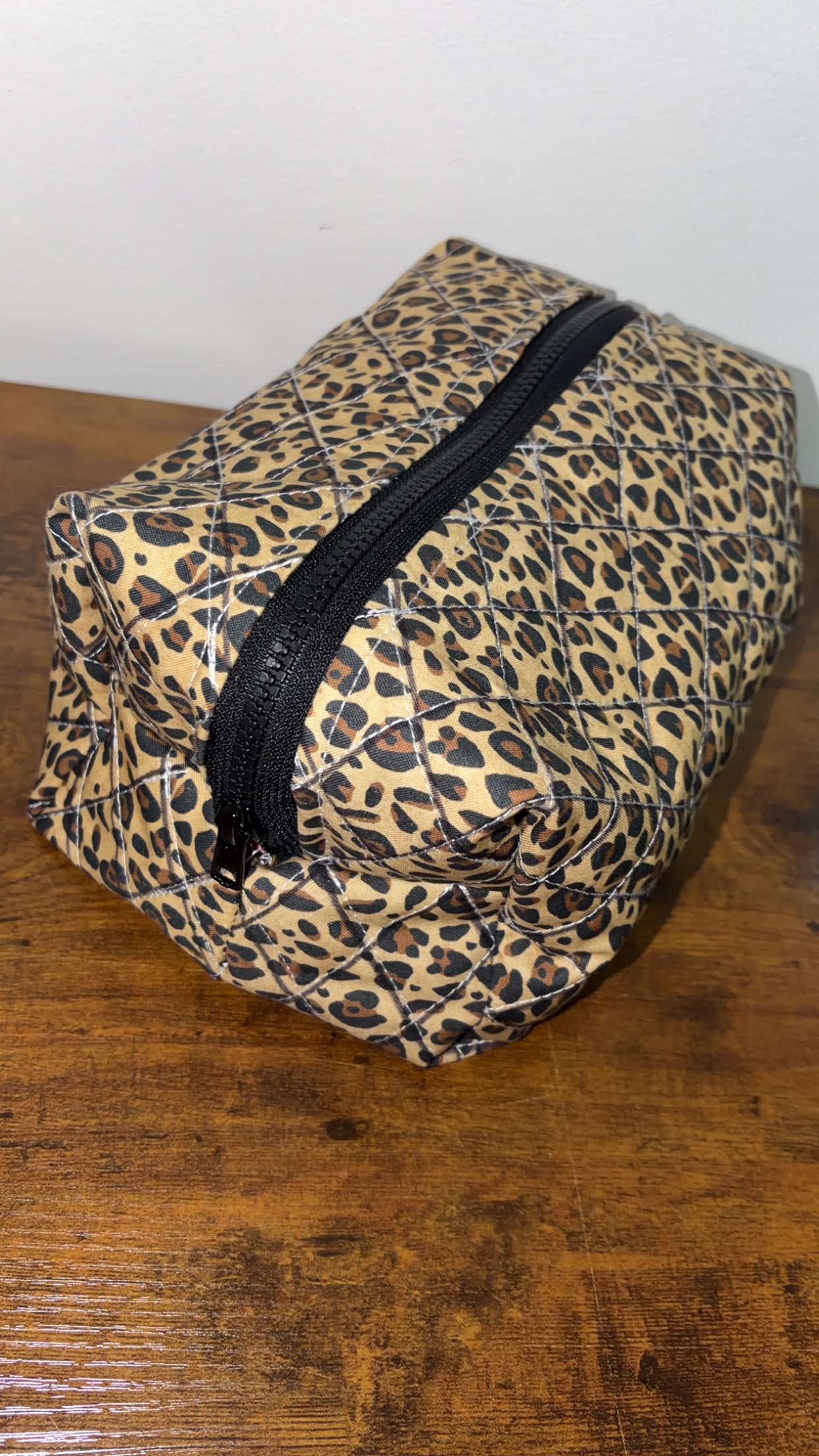 Leopard Make up Bag