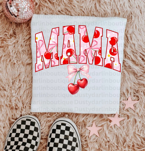 Cherry Mama DTF print