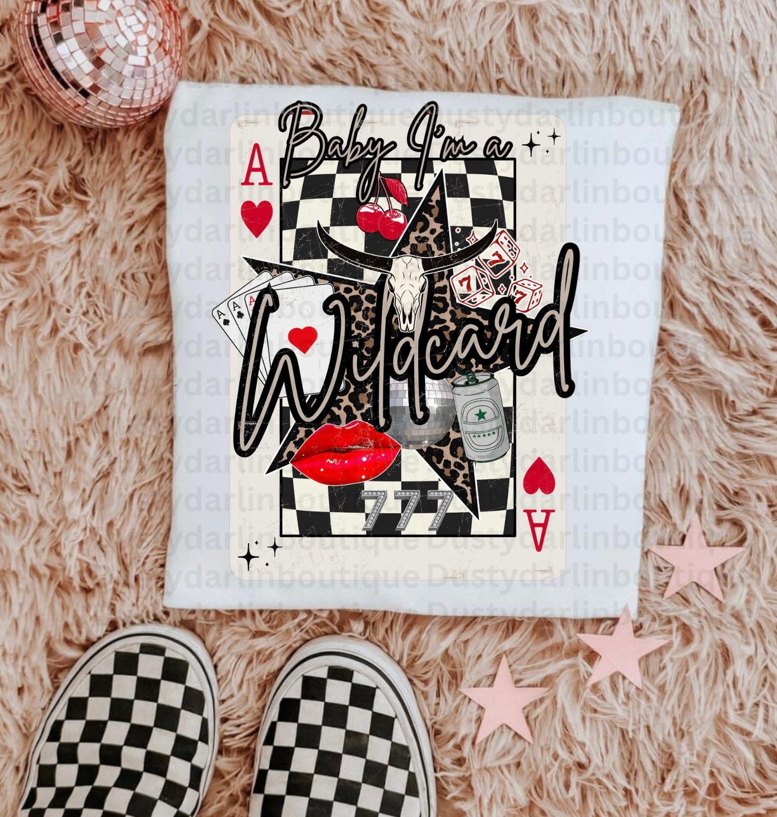 Im A Wild Card DTF print