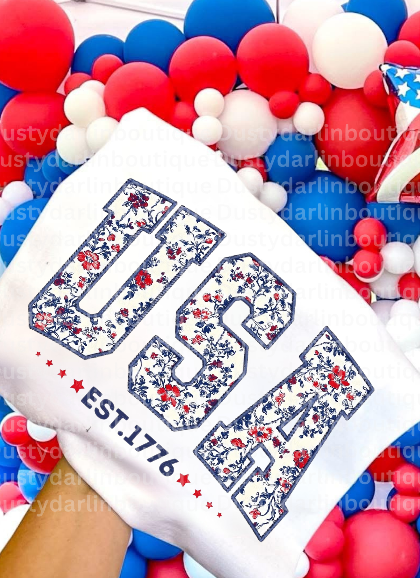 USA embroidery DTF print