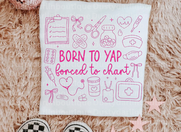 Born to Yap DTF print